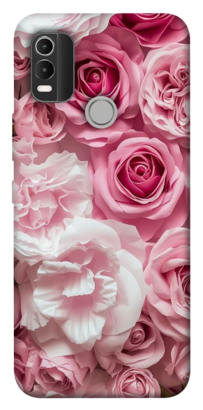 Чохол на Nokia C21 Plus Рожеві Квіти фото 1 з 1