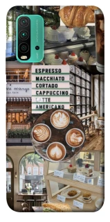 Чохол на Xiaomi Redmi Note 9 4G / Redmi 9 Power Coffee collage ver.5 фото 1 з 1