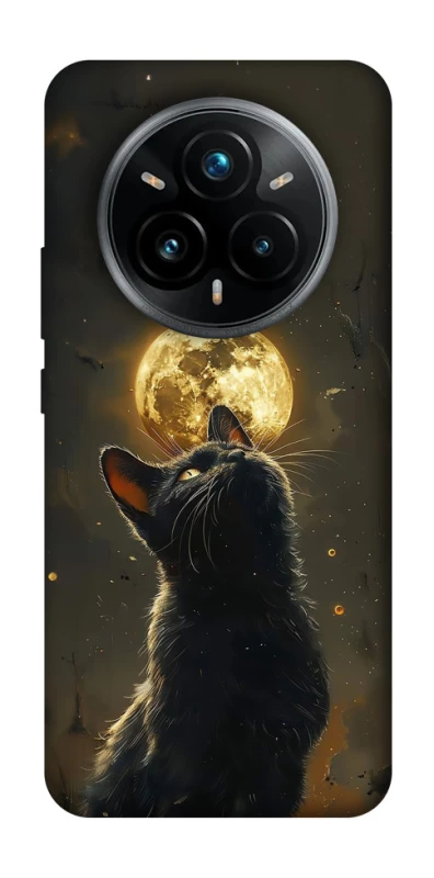 Чохол на Realme 14 Pro Кіт під місяцем v2 фото 1 з 1