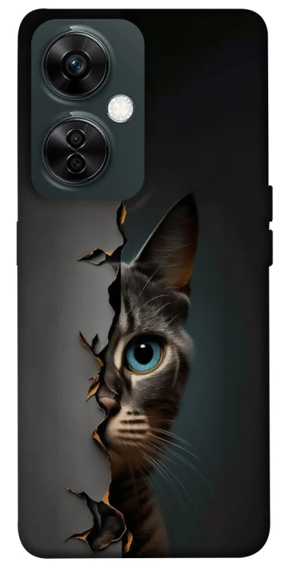 Чехол на OnePlus Nord CE 3 Lite Кот-подглядыватель v2 фото 1 из 1