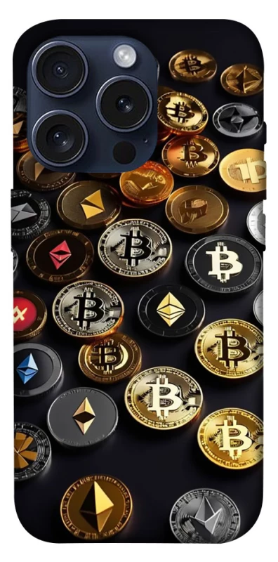 Чохол на Apple iPhone 15 Pro (6.1") Many coins фото 1 з 1
