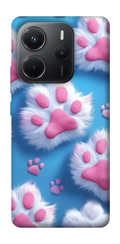 Чехол на Xiaomi Redmi Note 14 4G (Int. version) Cat paw фото 1 из 1