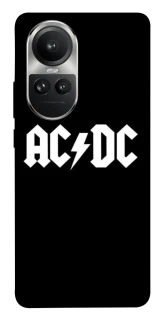Чохол на Oppo Reno 10 AC/DC logo фото 1 Чохол на Oppo Reno 10 AC/DC logo фото 1 з 1