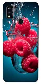 Чехол на ZTE Blade A51 Малинка в воде фото 1 из 1