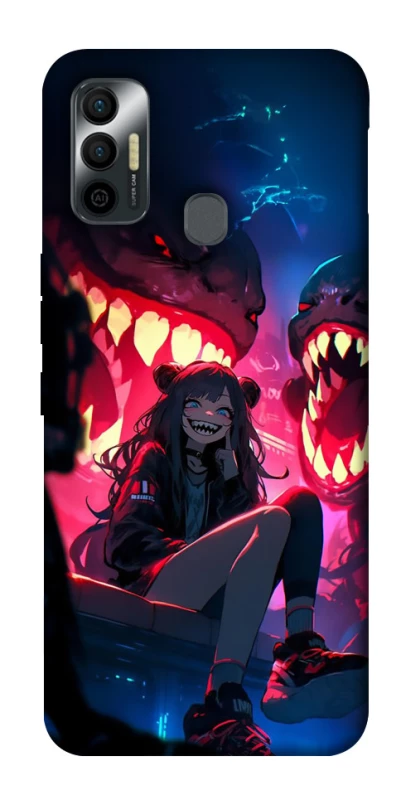 Чехол на TECNO Spark 7 Anime girl фото 1 из 1