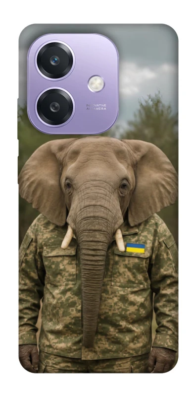 Чехол на Oppo A3X Слон защитник фото 1 из 1