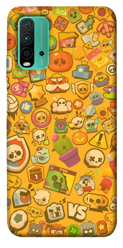 Чохол на Xiaomi Redmi Note 9 4G / Redmi 9 Power Brawl Stars ver.6 фото 1 з 1