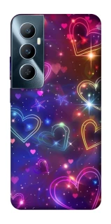 Чохол на Realme C65 4G Drawn hearts фото 1 з 1