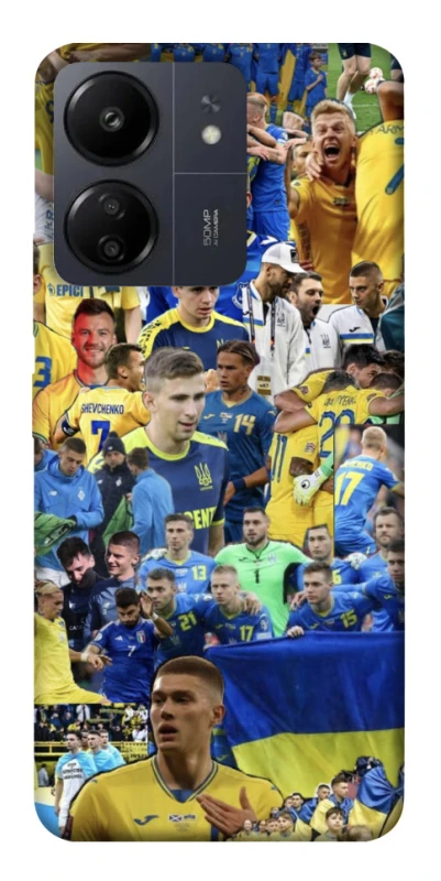 Чехол на Xiaomi Poco C65 UA-Football ver.6 фото 1 из 1