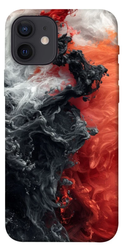 Чохол на Apple iPhone 12 (6.1") Black and Red фото 1 з 1