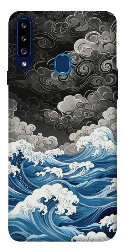 Чехол на Samsung Galaxy A20s Japan wave фото 1 из 1