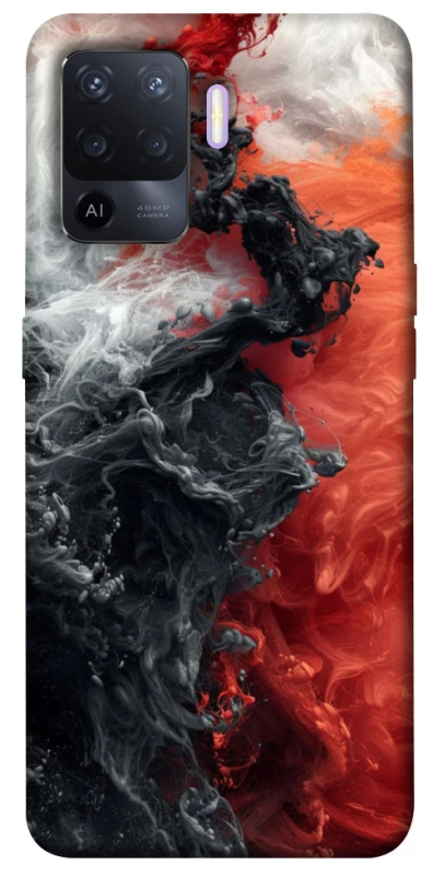 Чохол на Oppo A94 Black and Red фото 1 з 1