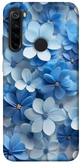 Чохол на Xiaomi Redmi Note 8 Сині квіти фото 1 з 1