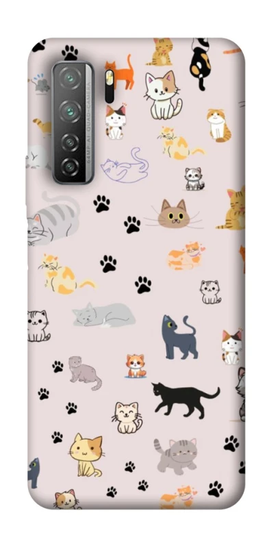 Чохол на Huawei Nova 7 SE Cat style ver.1 фото 1 з 1