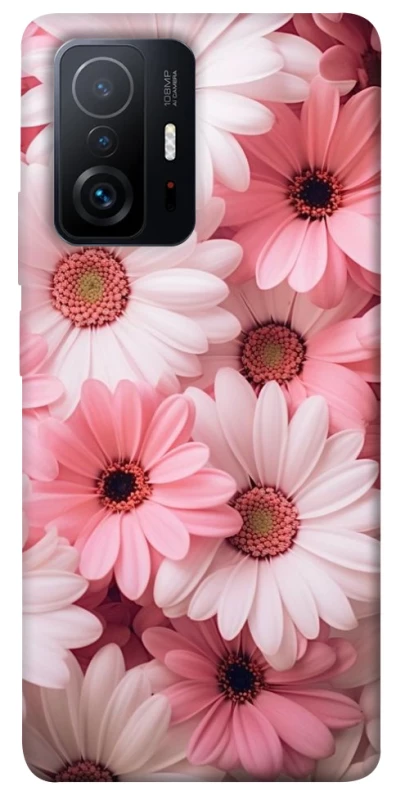 Чехол на Xiaomi 11T / 11T Pro Розовые цветы v2 фото 1 из 1