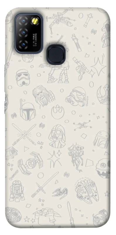 Чохол на Infinix Hot 10 Lite Star Wars background ver.1 фото 1 з 1