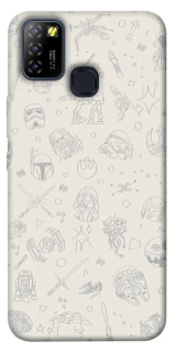 Чохол на Infinix Hot 10 Lite Star Wars background ver.1 фото 1 з 1