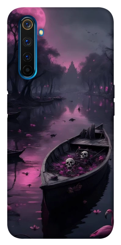 Чохол на Realme 6 Pro Boat and flamingo фото 1 з 1