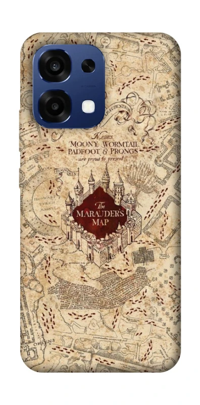 Чохол на Oppo A6 Pro 4G/5G Harry Potter Marauder's Map фото 1 з 2