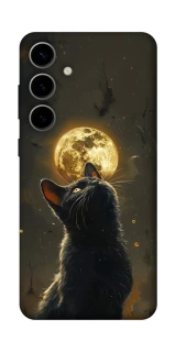 Чохол на Samsung Galaxy S25 FE Кіт під місяцем v2 фото 1 з 1