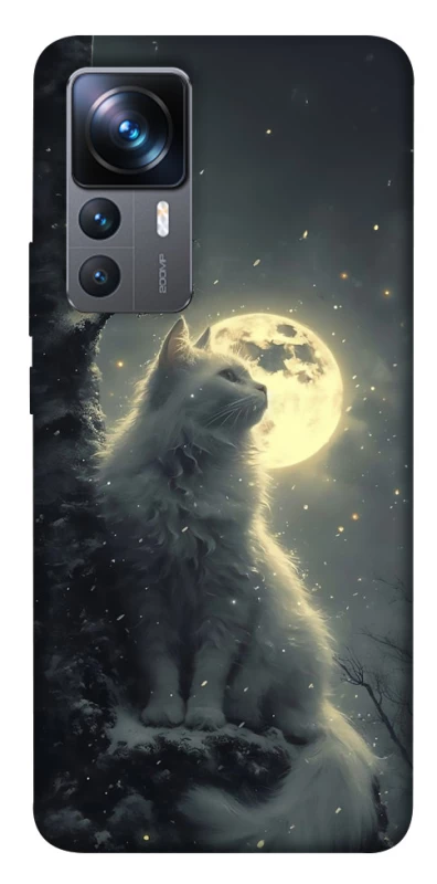 Чохол на Xiaomi 12T / 12T Pro Кіт під місяцем фото 1 з 1