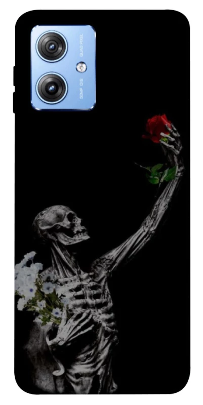 Чехол на Motorola Moto G84 Skeleton vs Rose фото 1 из 1