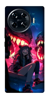 Чехол на TECNO Spark 20 Pro+ Anime girl фото 1 из 1