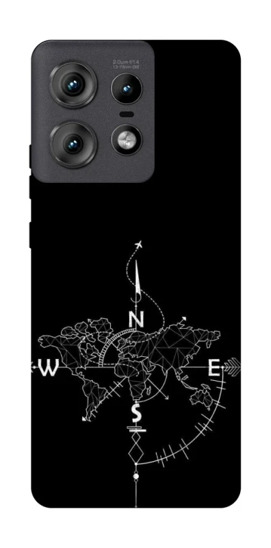 Чехол на Motorola Edge 50 Pro Travel Map фото 1 из 1