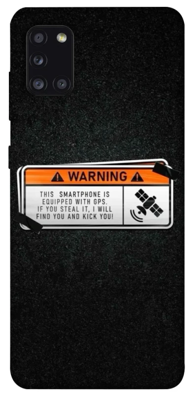 Чохол на Samsung Galaxy A31 Warning фото 1 з 1