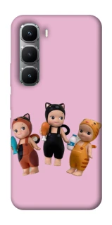 Чохол на Infinix Hot 60 Pro Cat Cafe Trio фото 1 з 1