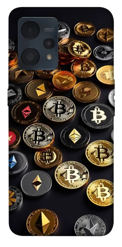 Чохол на Realme 9 4G / 9 Pro+ Many coins фото 1 з 1