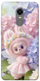 Чехол на Xiaomi Redmi 5 Plus / Redmi Note 5 (Single Camera) Labubu & Flowers ver.1 фото 1 из 1