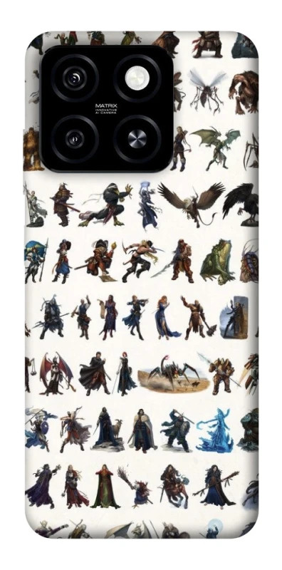 Чохол на ZTE Blade A55 4G Character Selection фото 1 з 1