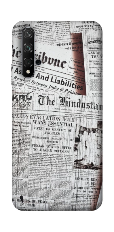 Чехол на Huawei Honor 20 / Nova 5T Газеты фото 1 из 1