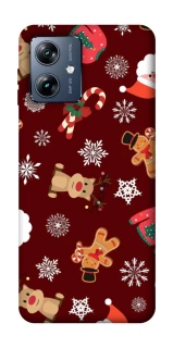 Чехол на Motorola Moto G54 Power Новогодний v6 фото 1 из 1