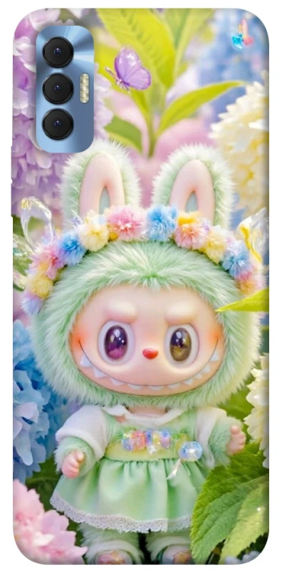 Чехол на TECNO Spark 8P Labubu & Flowers ver.2 фото 1 из 1