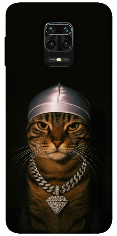 Чехол на Xiaomi Redmi Note 9s / Note 9 Pro / Note 9 Pro Max Cat in Bling фото 1 из 1