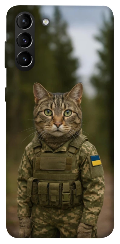 Чохол на Samsung Galaxy S21+ Кіт захисник фото 1 з 1