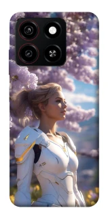 Чехол на ZTE Blade A35 4G Cyber space girl ver.1 фото 1 из 1