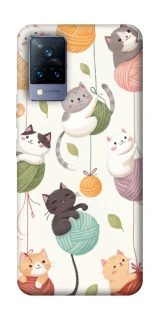 Чехол на Vivo V21 Funny Kittens фото 1 из 1