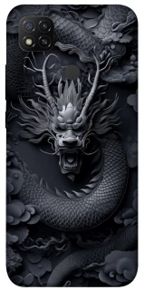 Чехол на Xiaomi Redmi 9C black dragon фото 1 из 1