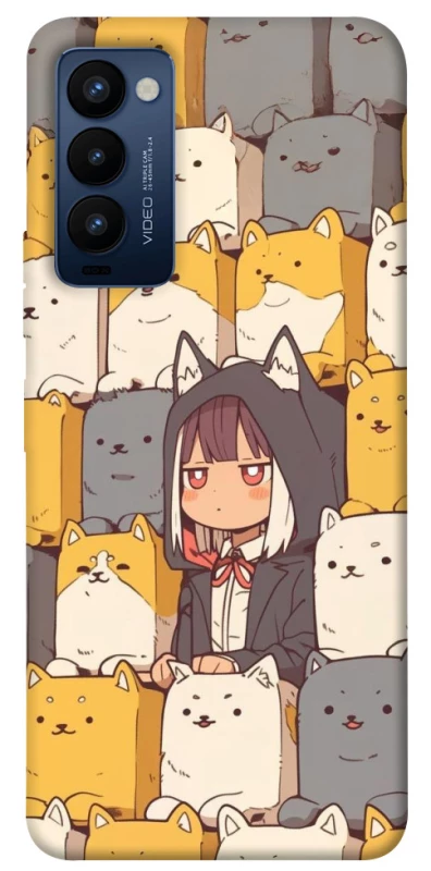 Чохол на TECNO Camon 18 Like a cat фото 1 з 1