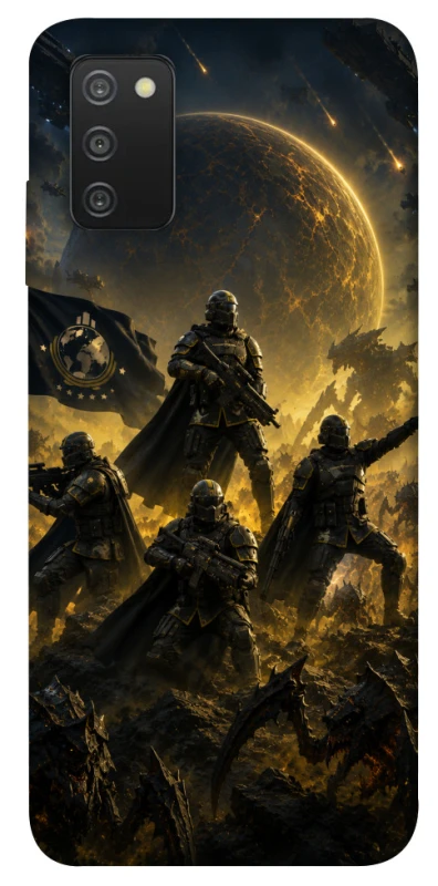 Чохол на Samsung Galaxy A03s HELLDIVERS ver.2 фото 1 з 1