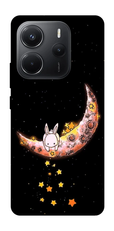 Чехол на Xiaomi Redmi Note 14 4G (Int. version) Moon rabbit фото 1 из 1