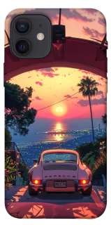 Чехол на Apple iPhone 12 (6.1") Porsche at sunset фото 1 из 1