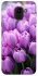 Чехол на Samsung J600F Galaxy J6 (2018) Фиолетовые тюльпаны фото 1 из 1