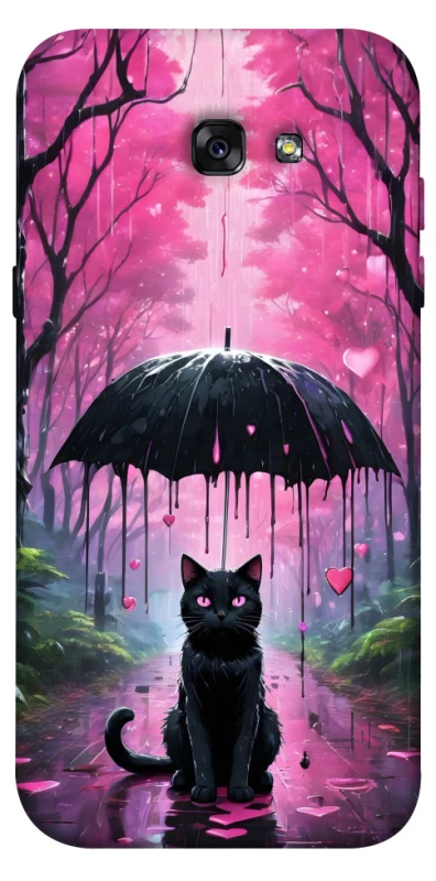 Чохол на Samsung A720 Galaxy A7 (2017) Black cat фото 1 з 1