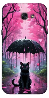 Чохол на Samsung A720 Galaxy A7 (2017) Black cat фото 1 з 1