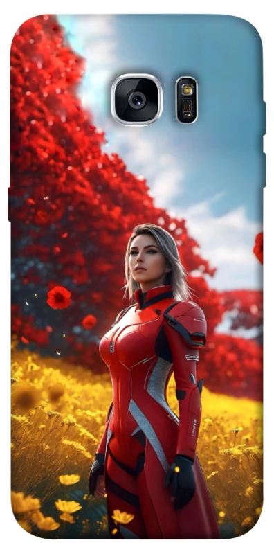 Чохол на Samsung G935F Galaxy S7 Edge Cyber space girl ver.5 фото 1 з 1