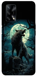 Чехол на Oppo A74 4G Волк под луной фото 1 из 1